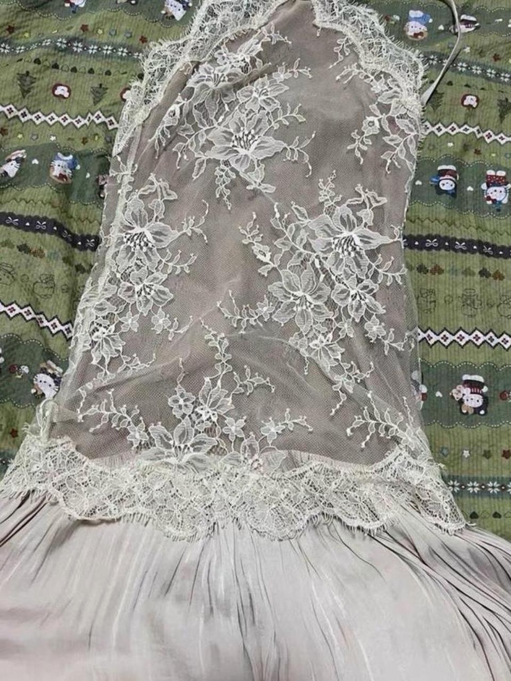 Rovente Cream lace maxi dress with open back Size S (US 2) - Picture 6 of 8